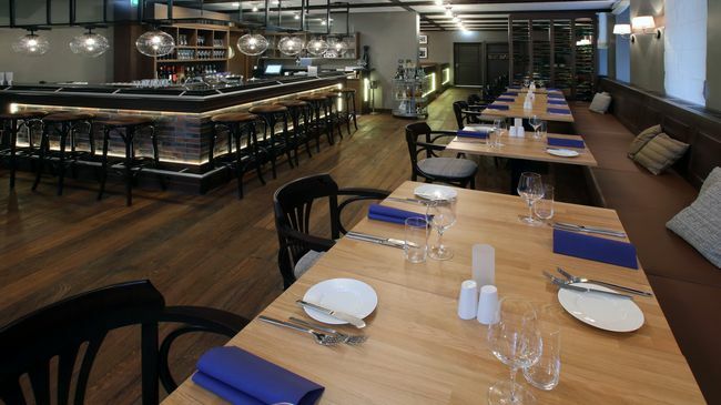 ריינברג Hotel Am Fischmarkt מסעדה תמונה